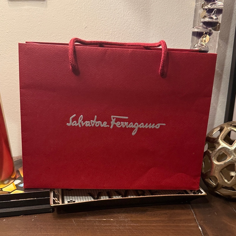 Salvatore Ferragamo Crimson Gift Bag